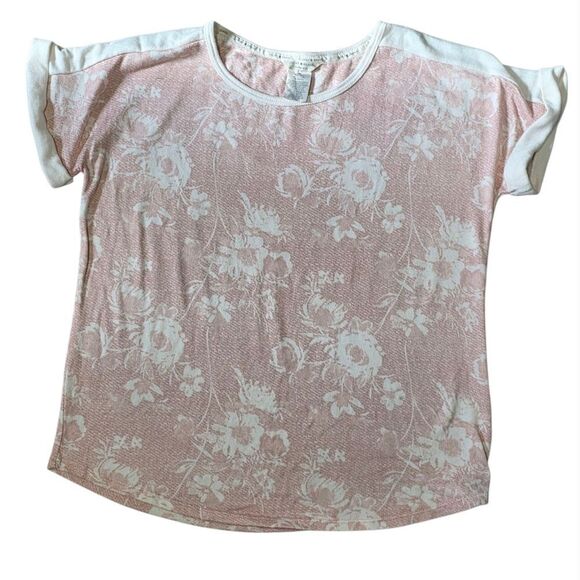 Lucky Brand Pink and Cream Knit Pajama Set - Picture 2 of 6